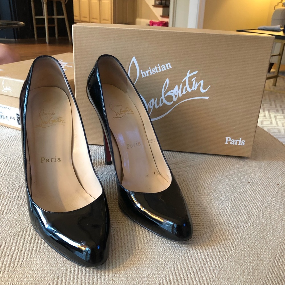 Christian Louboutin Black Patent Leather